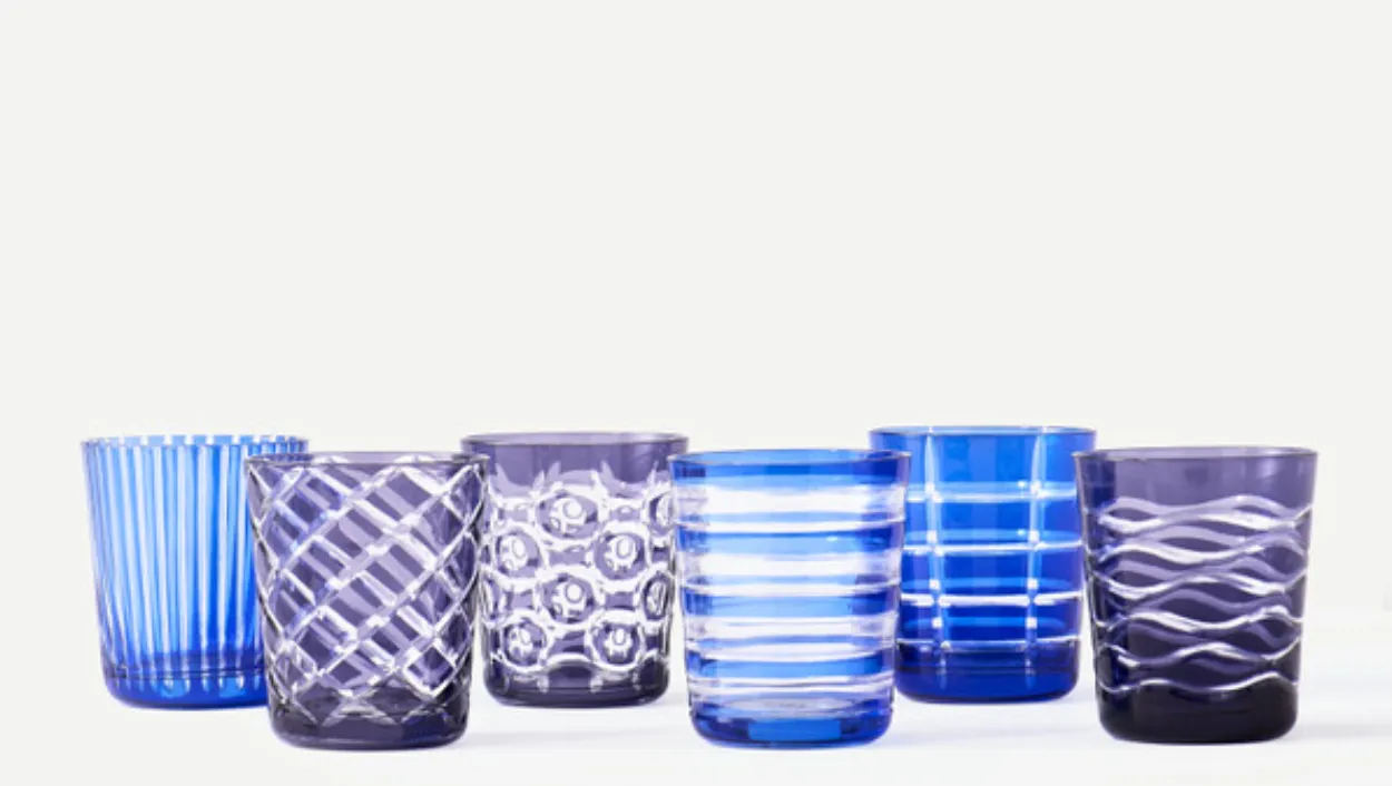 Cobalt Mix Tumbler (set of 6)