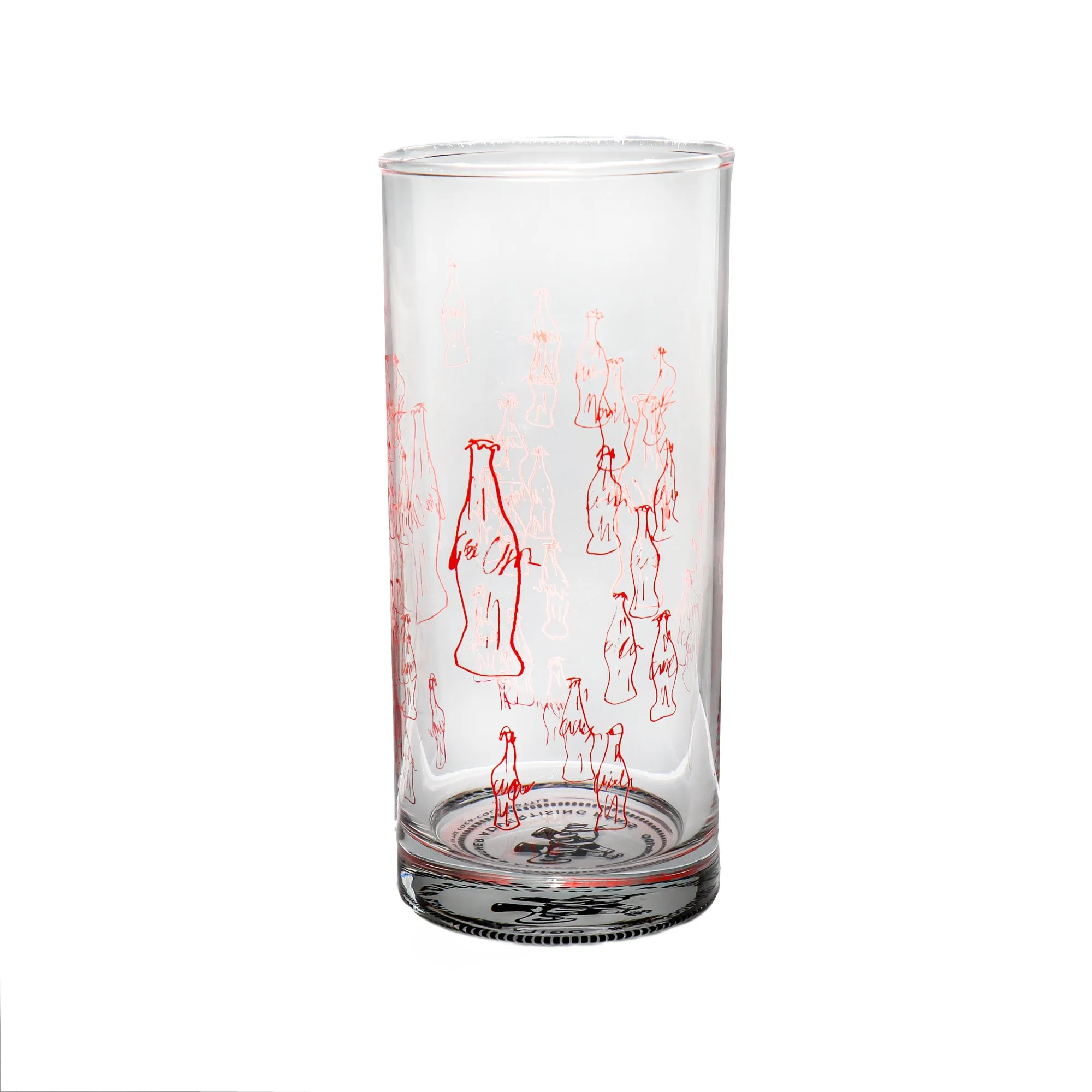 Coke Hiball Glass Tumbler 250ml Hiball Bottle Print Pasabahce 40985