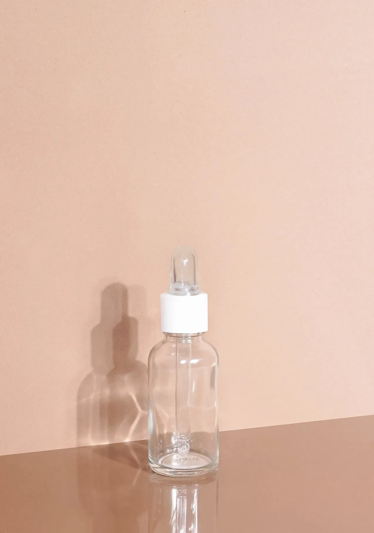 Cole Glass Bottle | Clear | Clear Rubber Dropper