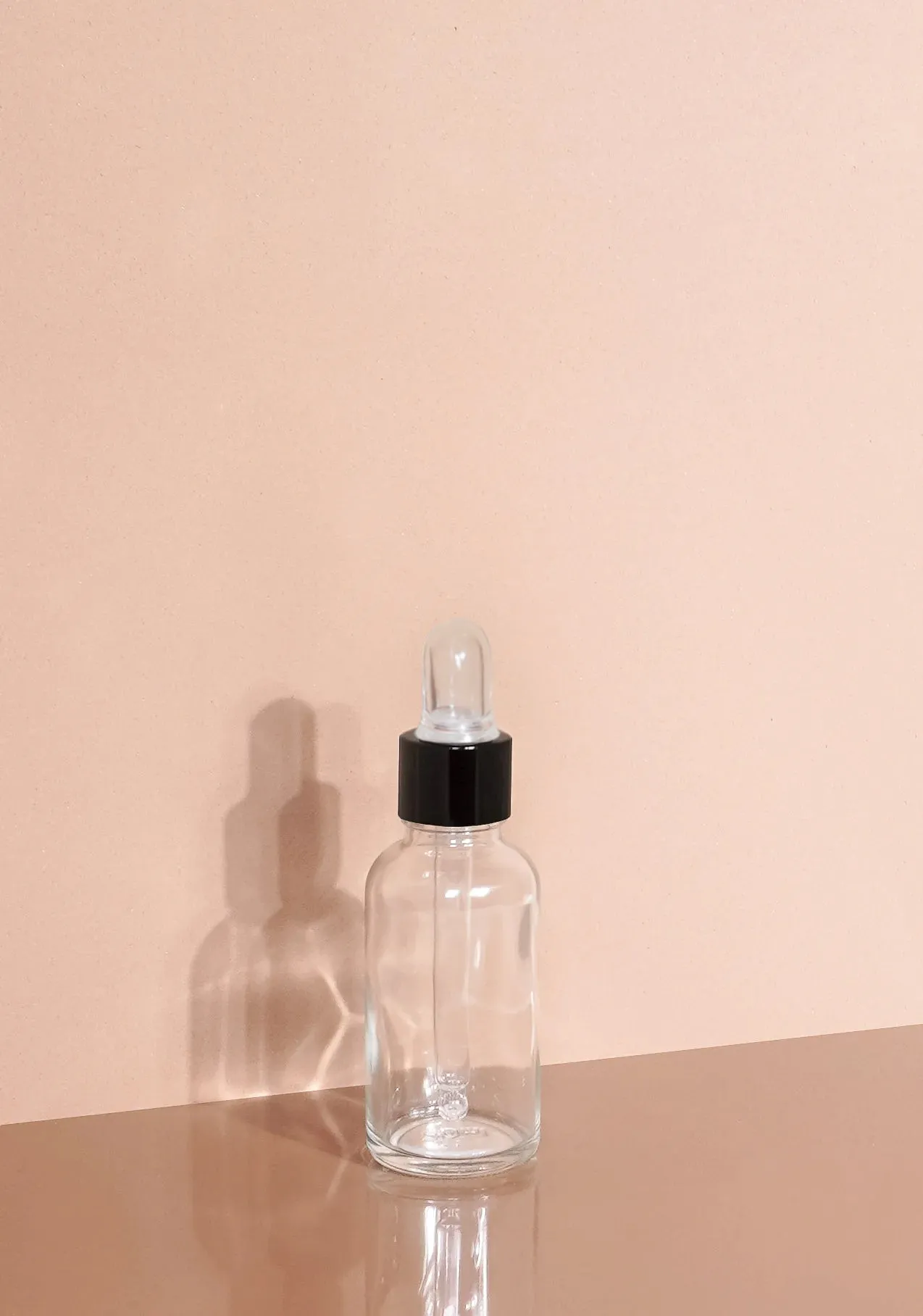 Cole Glass Bottle | Clear | Clear Rubber Dropper