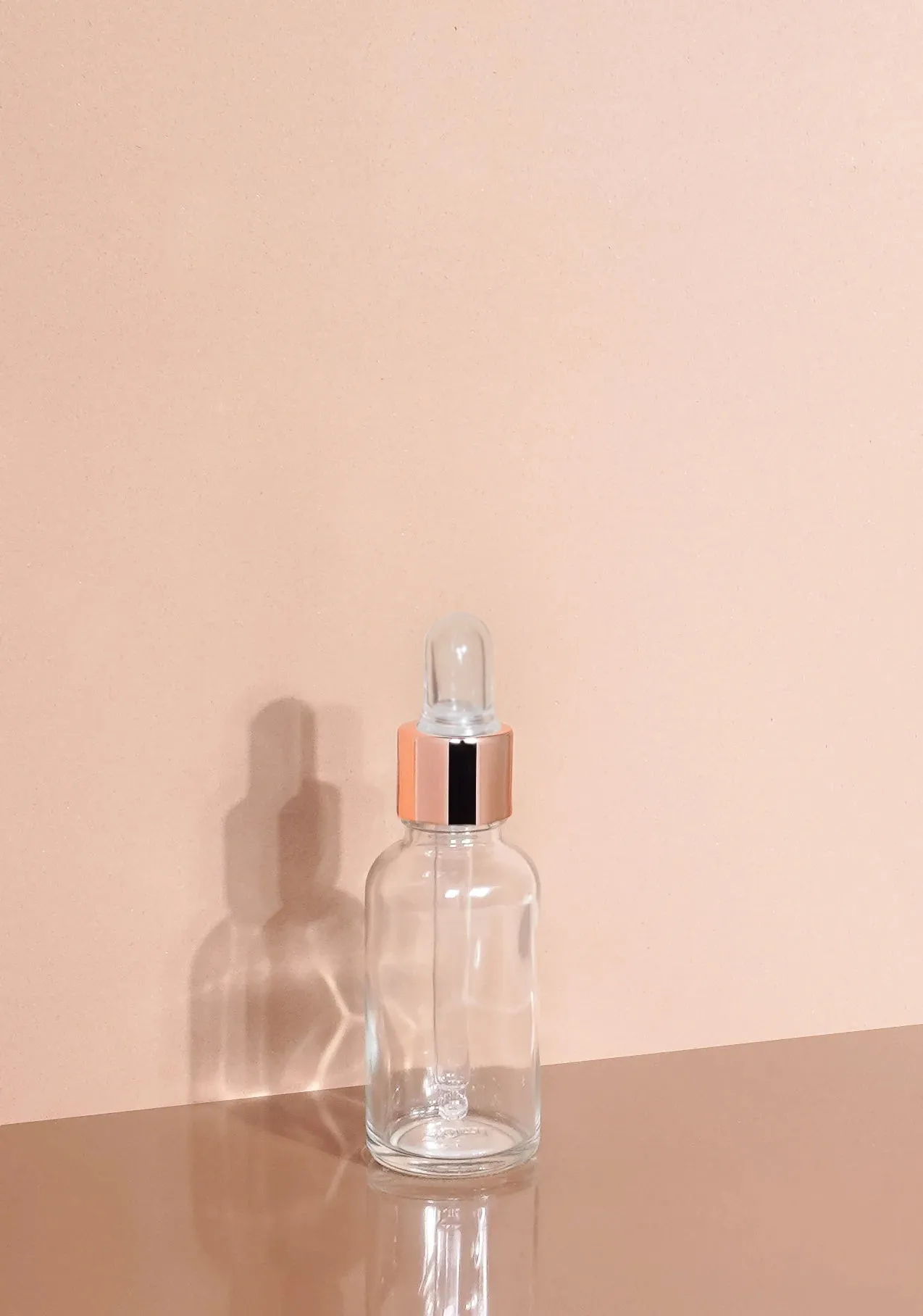 Cole Glass Bottle | Clear | Clear Rubber Dropper