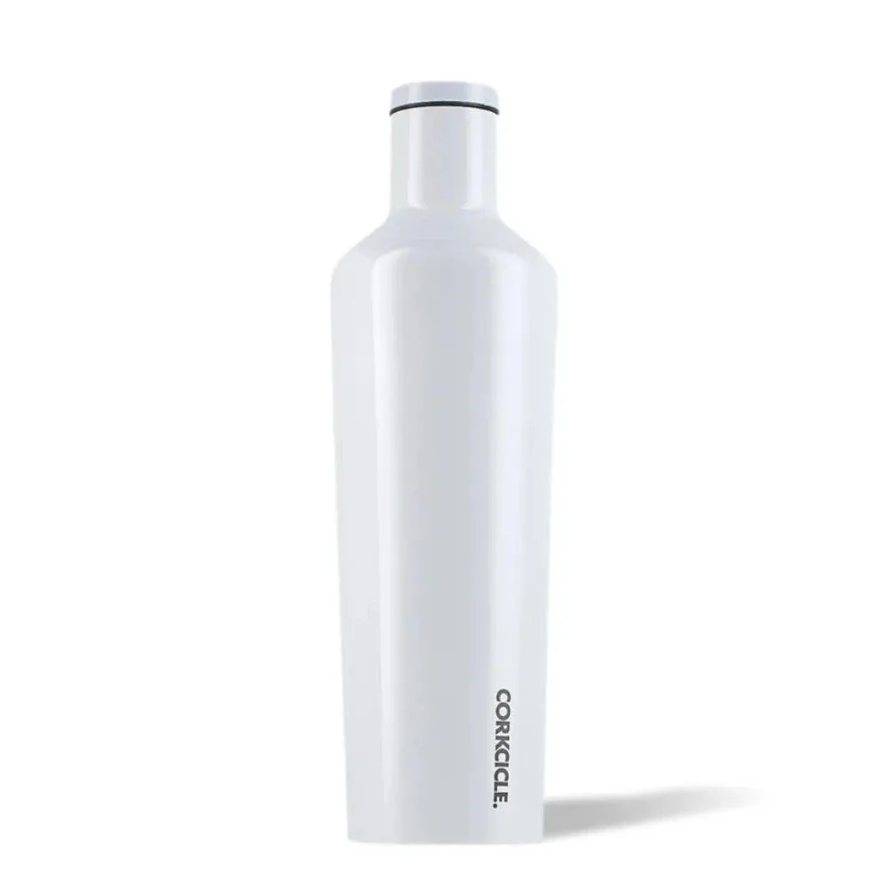 Corkcicle Canteen Water Bottle Dipped Modernist White 25oz (750ml)