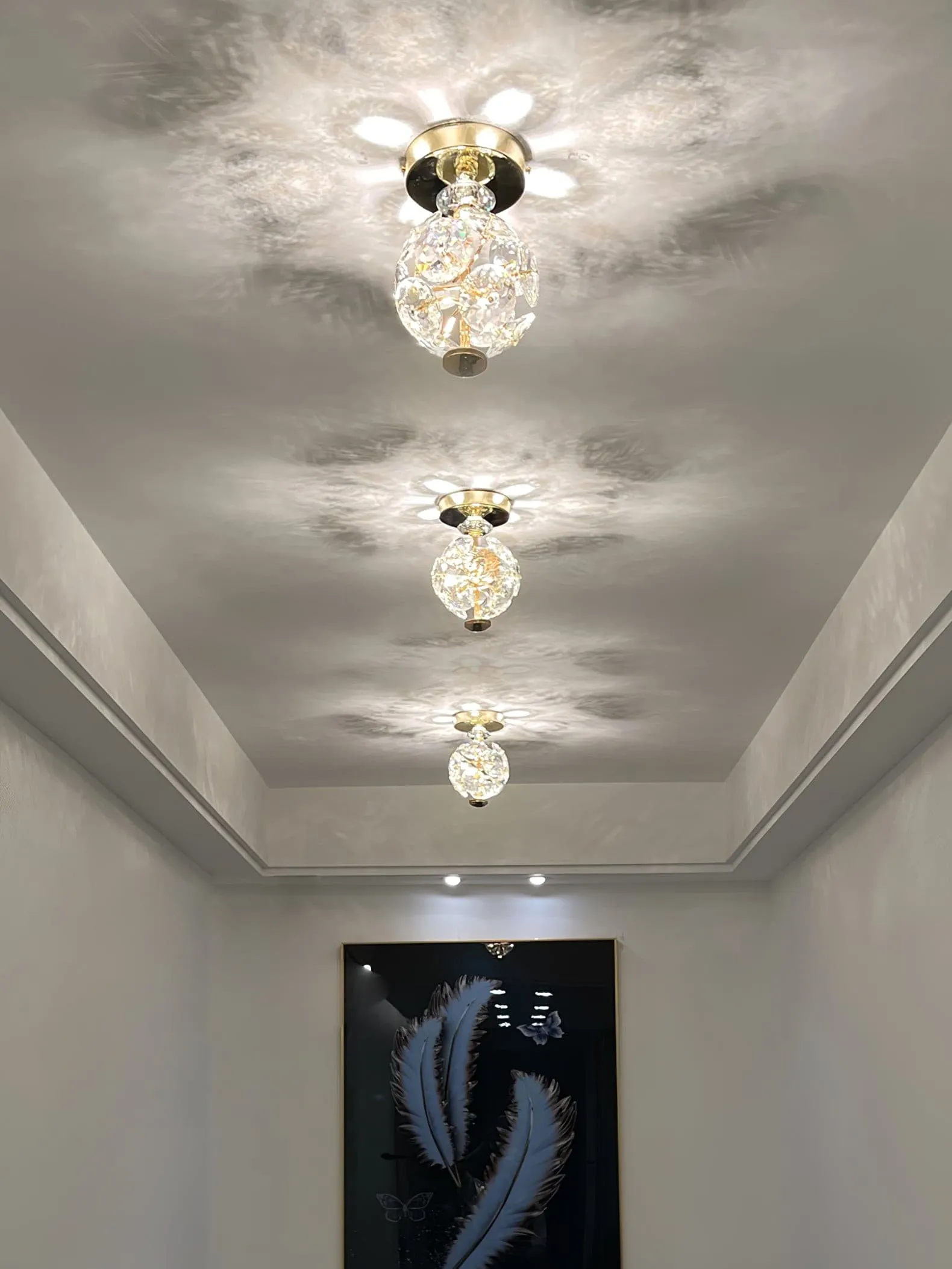 Crystal Ball Ceiling Lamp