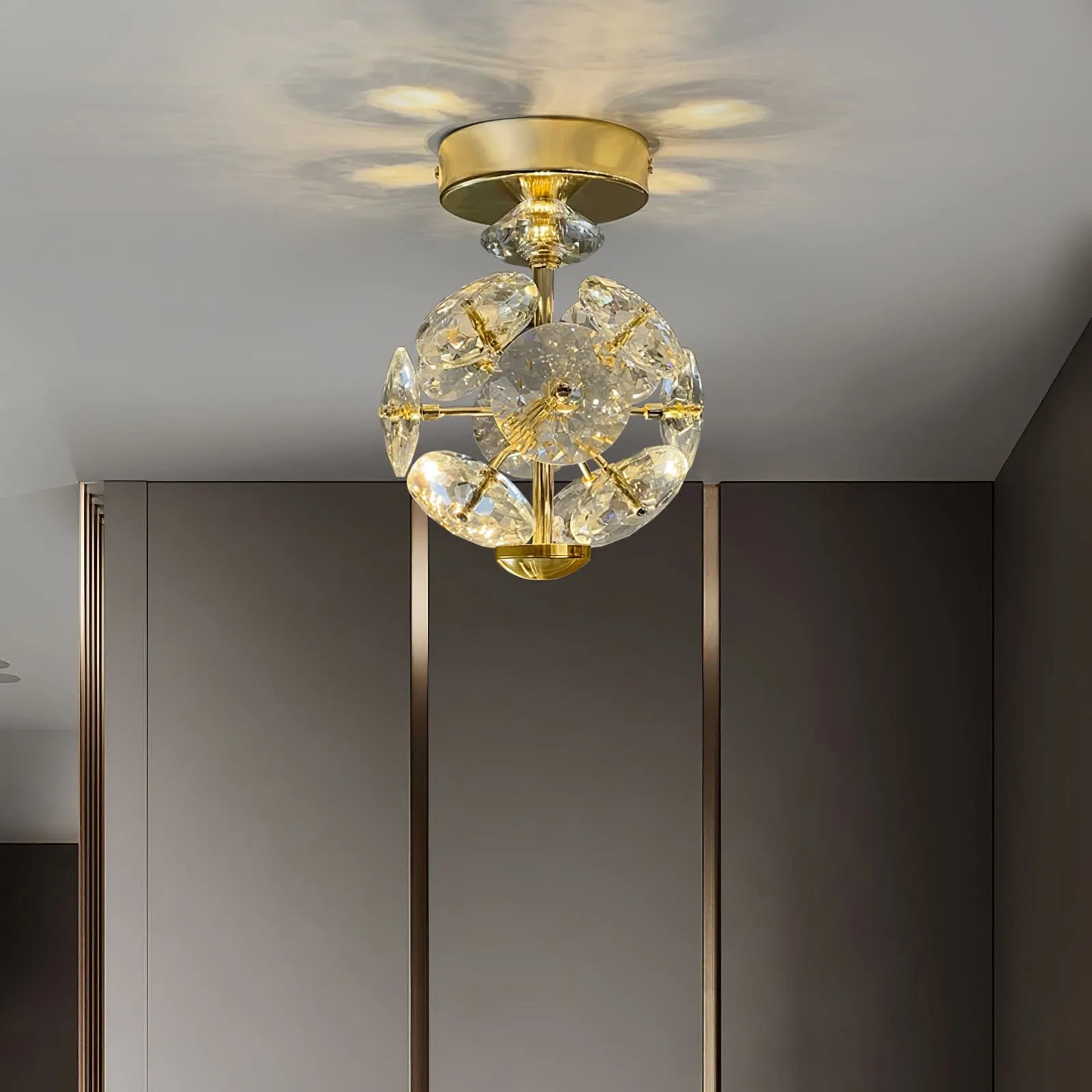 Crystal Ball Ceiling Lamp