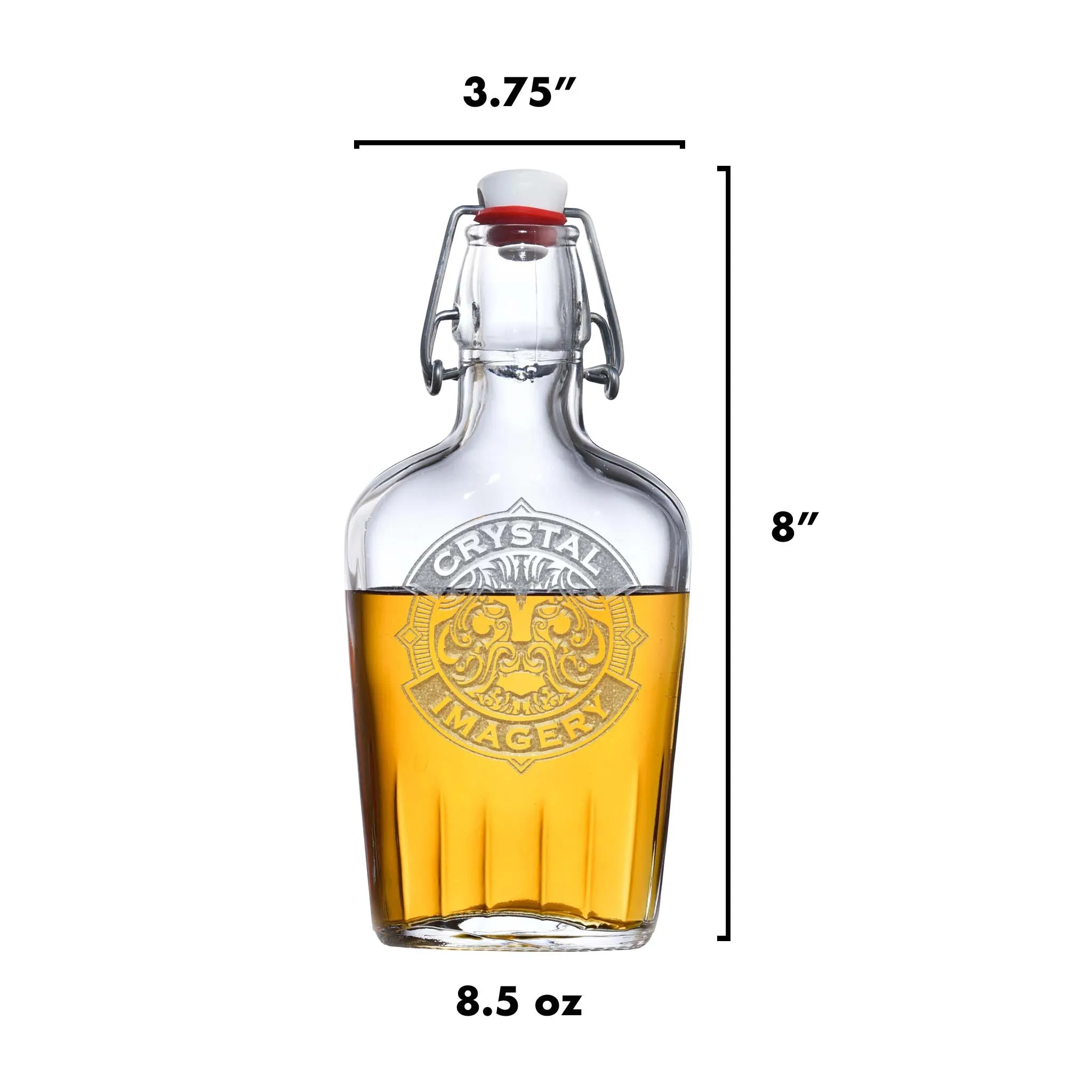 Custom Whiskey Bottle Label Flask