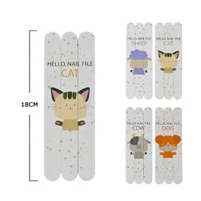 Cute Animal Print 3PC Nail File (12 units)