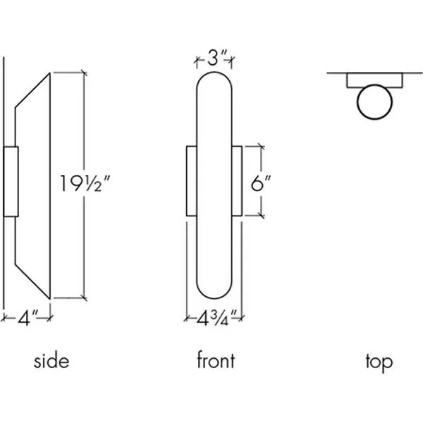 Cylo 19412 Indoor/Outdoor Sconce By Ultralights Lighting