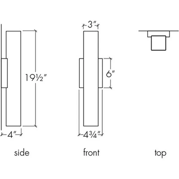 Cylo 19413 Indoor/Outdoor Sconce By Ultralights Lighting