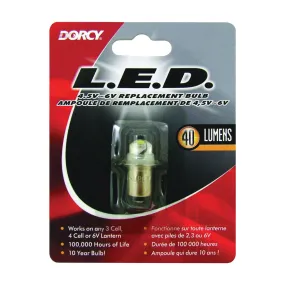 Dorcy 41-1644 Replacement Bulb, LED Lamp, 40 Lumens, 100,000 hr Average Life