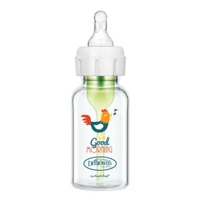 Dr. Brown’s Natural Flow® Anti-Colic Options ™ Narrow GLASS Baby Bottle, with Level 1 Slow Flow Nipple