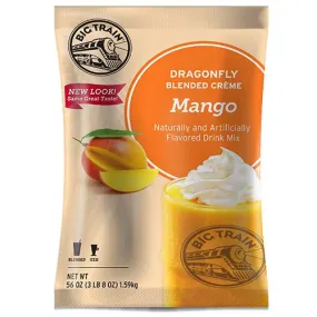 Dragonfly Mango Blended Creme Frappe - Big Train Mix - Bag 3.5 pounds