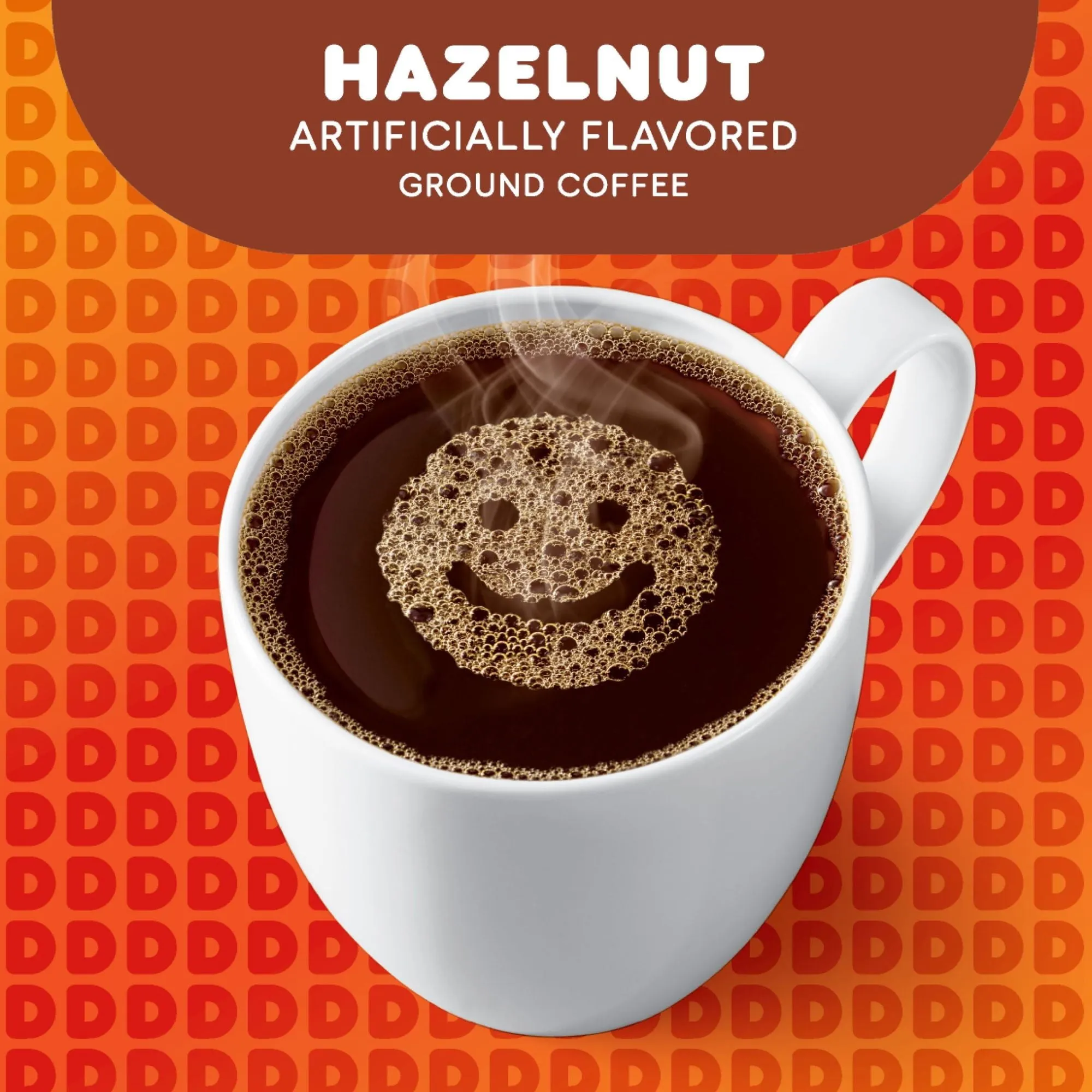 Dunkin' Hazelnut Flavored Coffee, K-Cup Pods, 22-Count Box