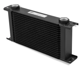 Earl's Performance 425ERL UltraPro Oil Cooler; Black; 25 Row; -10AN Female; Wide;