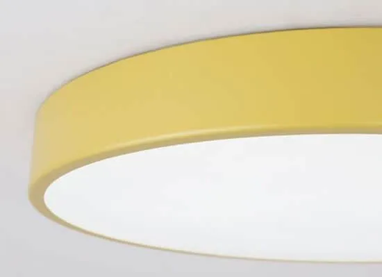 Erika Scandinavian Colourful Slim Round Ceiling Lamp