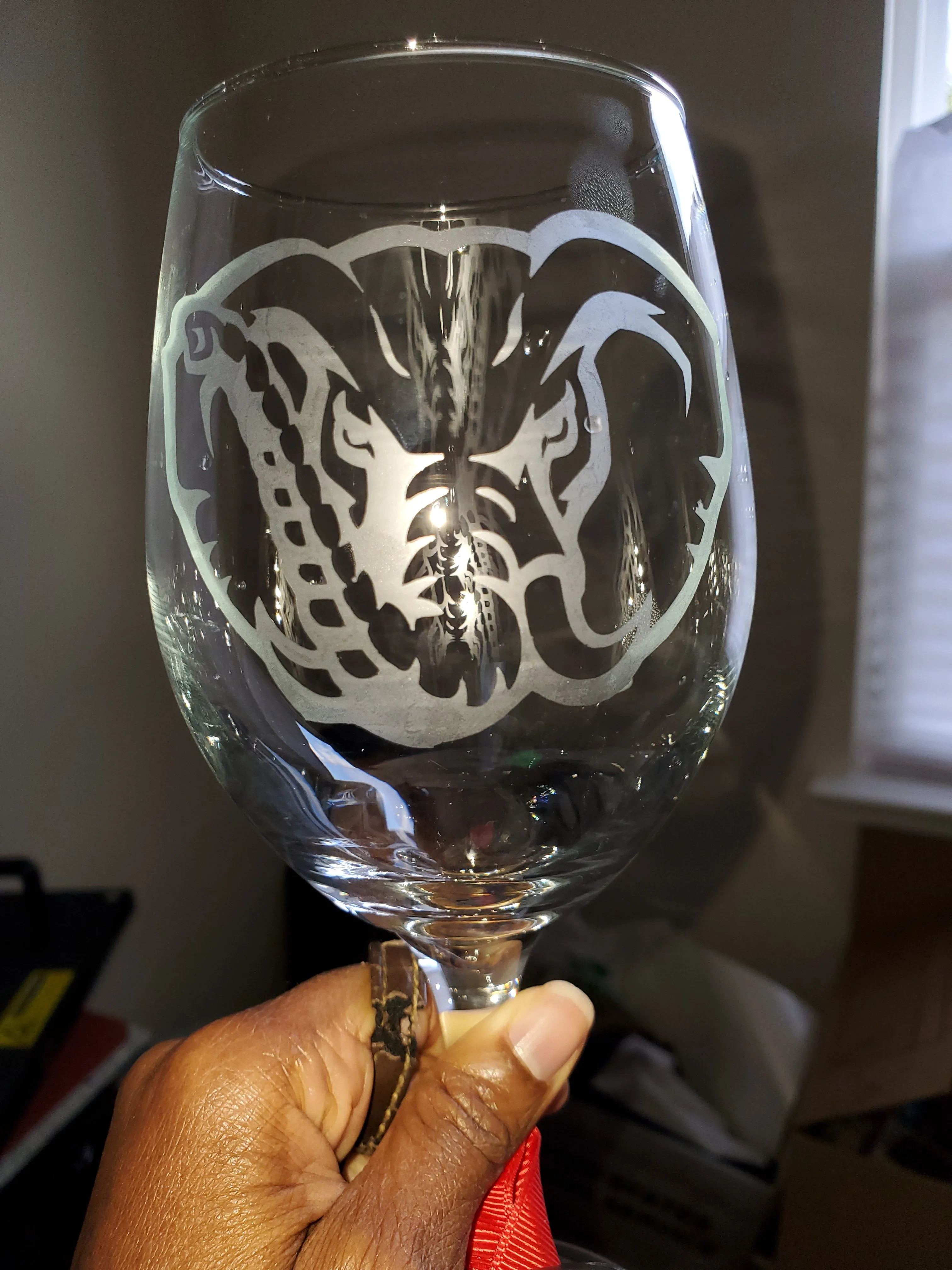 Etched Glass Drinkware