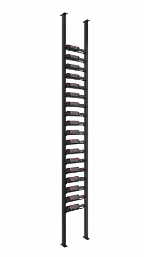 Evolution Low Profile Ultra Slim Floor-to-Ceiling Wine Rack 10 1C (18-54 Bottles)