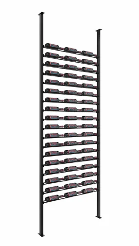 Evolution Low Profile Ultra Slim Floor-to-Ceiling Wine Rack 10 3C (54-162 Bottles)