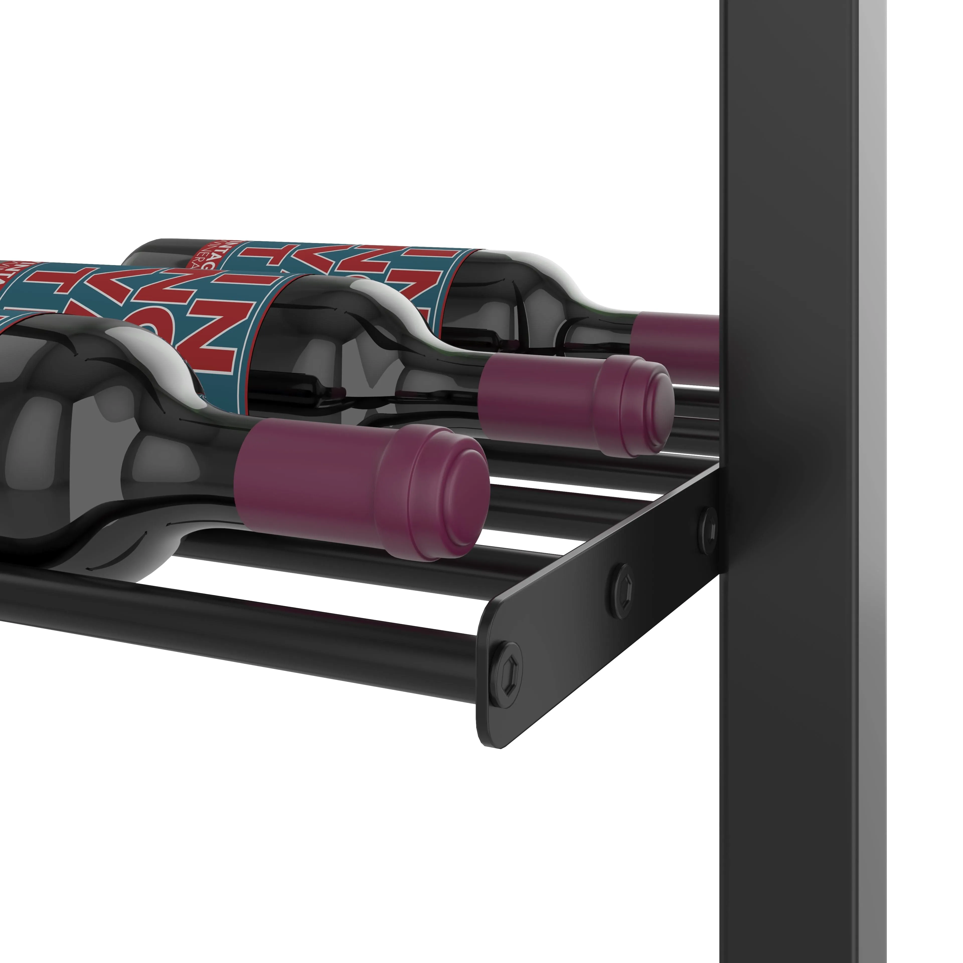 Evolution Low Profile Ultra Slim Floor-to-Ceiling Wine Rack 10 3C (54-162 Bottles)