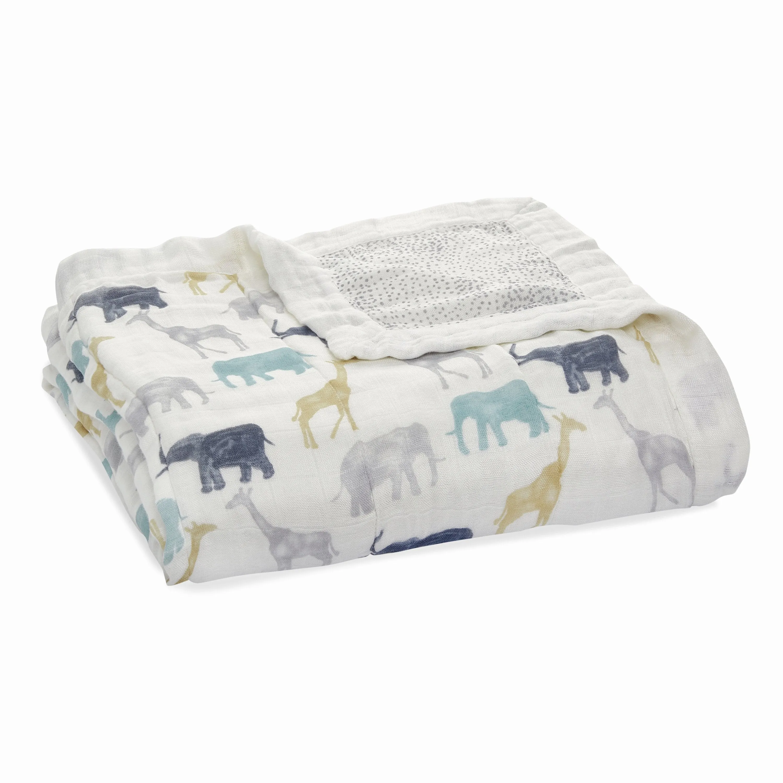 Expedition-Elephants Giraffes Silky Soft Dream Blanket