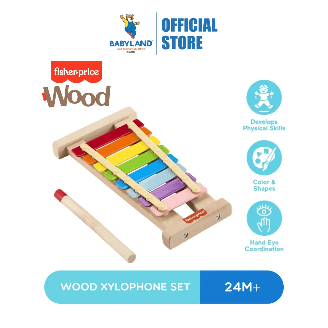 Fisher-Price Wooden Xylophone Set (2yrs )