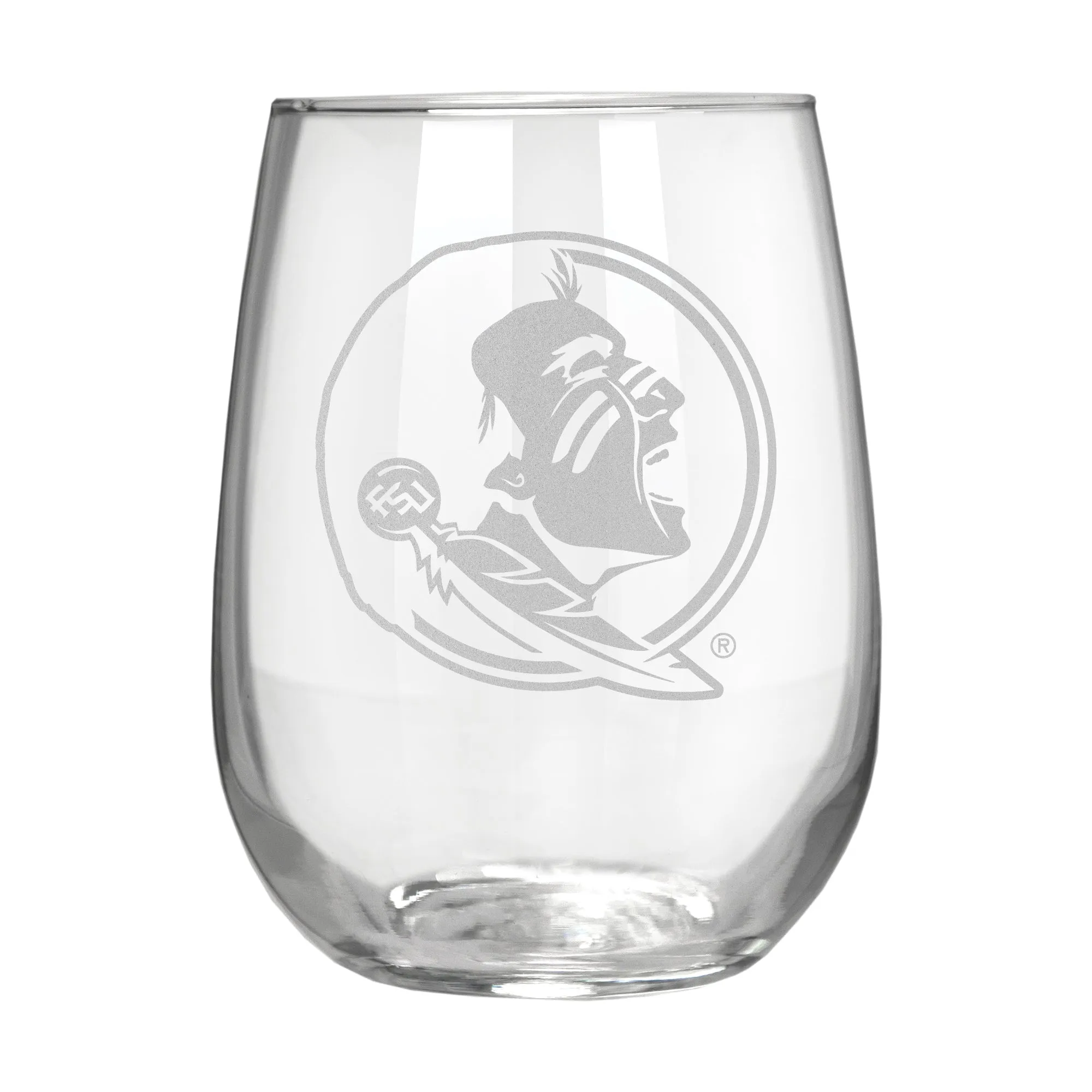 Florida State Seminoles 17 oz. Stemless Wine Glass