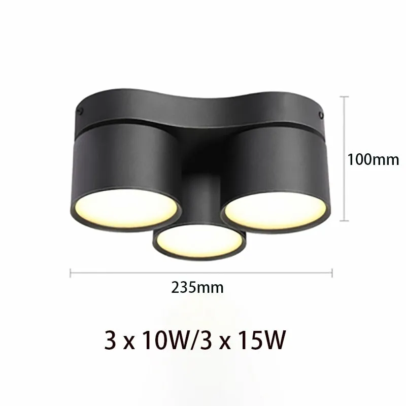 Folding Rotating Dimmable COB LED Downlights 10W 15W  LED Ceiling Spot Lights AC85-265V LED Ceiling Lamps Indoor Lighting