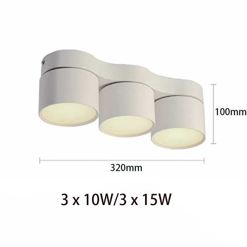 Folding Rotating Dimmable COB LED Downlights 10W 15W  LED Ceiling Spot Lights AC85-265V LED Ceiling Lamps Indoor Lighting