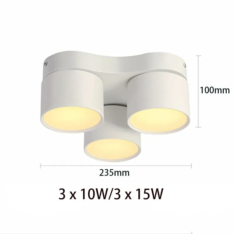 Folding Rotating Dimmable COB LED Downlights 10W 15W  LED Ceiling Spot Lights AC85-265V LED Ceiling Lamps Indoor Lighting