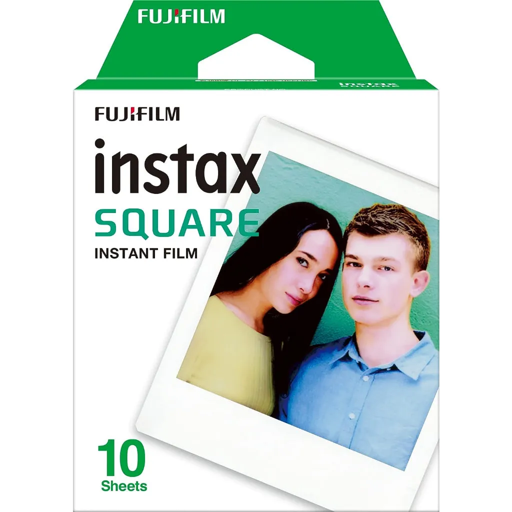 Fujifilm Film Instax Square Photo Paper 10's Single/Twin Pack | Suitable For Fujifilm SQ Camera