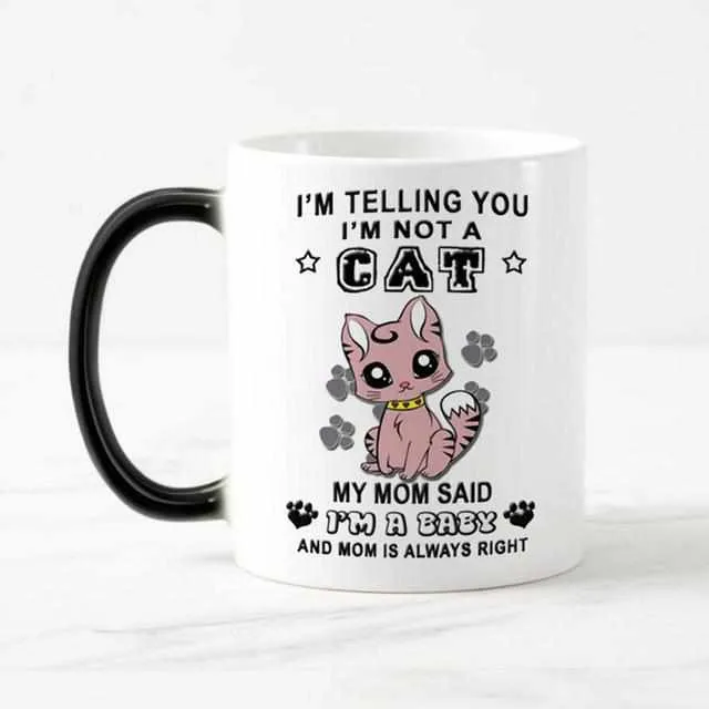 Funny Cute cats Color Changing Coffee Mug