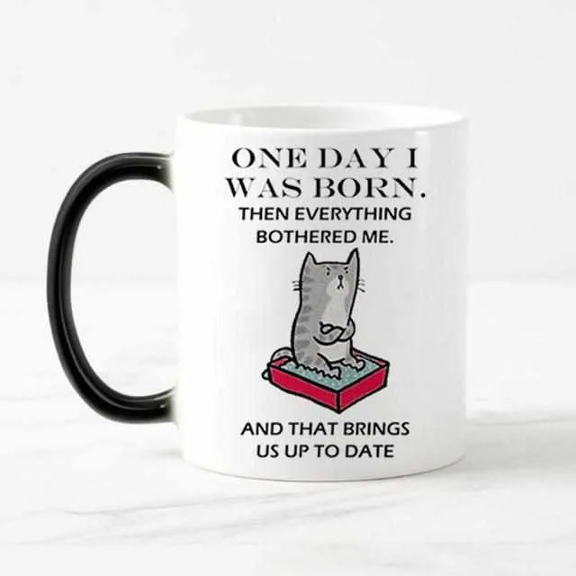 Funny Cute cats Color Changing Coffee Mug