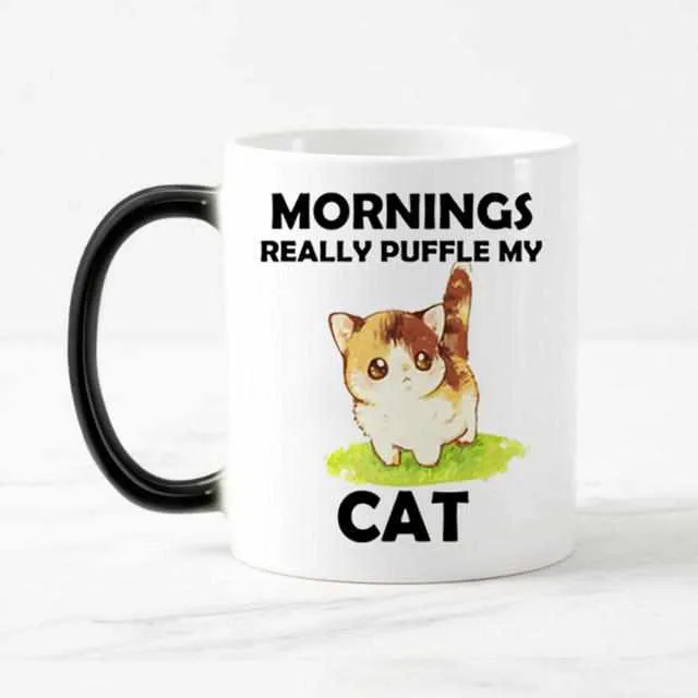 Funny Cute cats Color Changing Coffee Mug