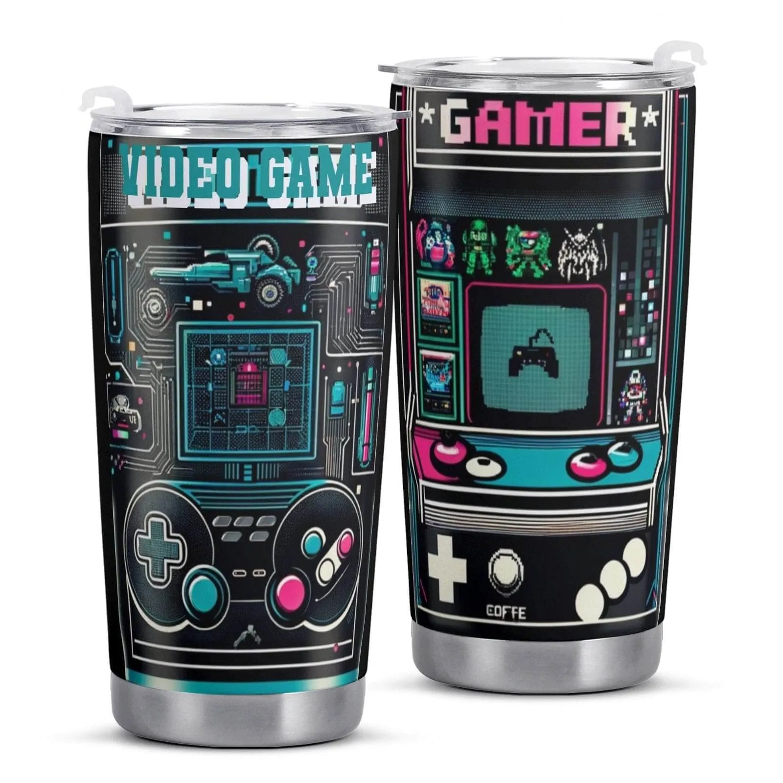 Gamer Inspired Car Cup  On-the-Go Gaming Fun