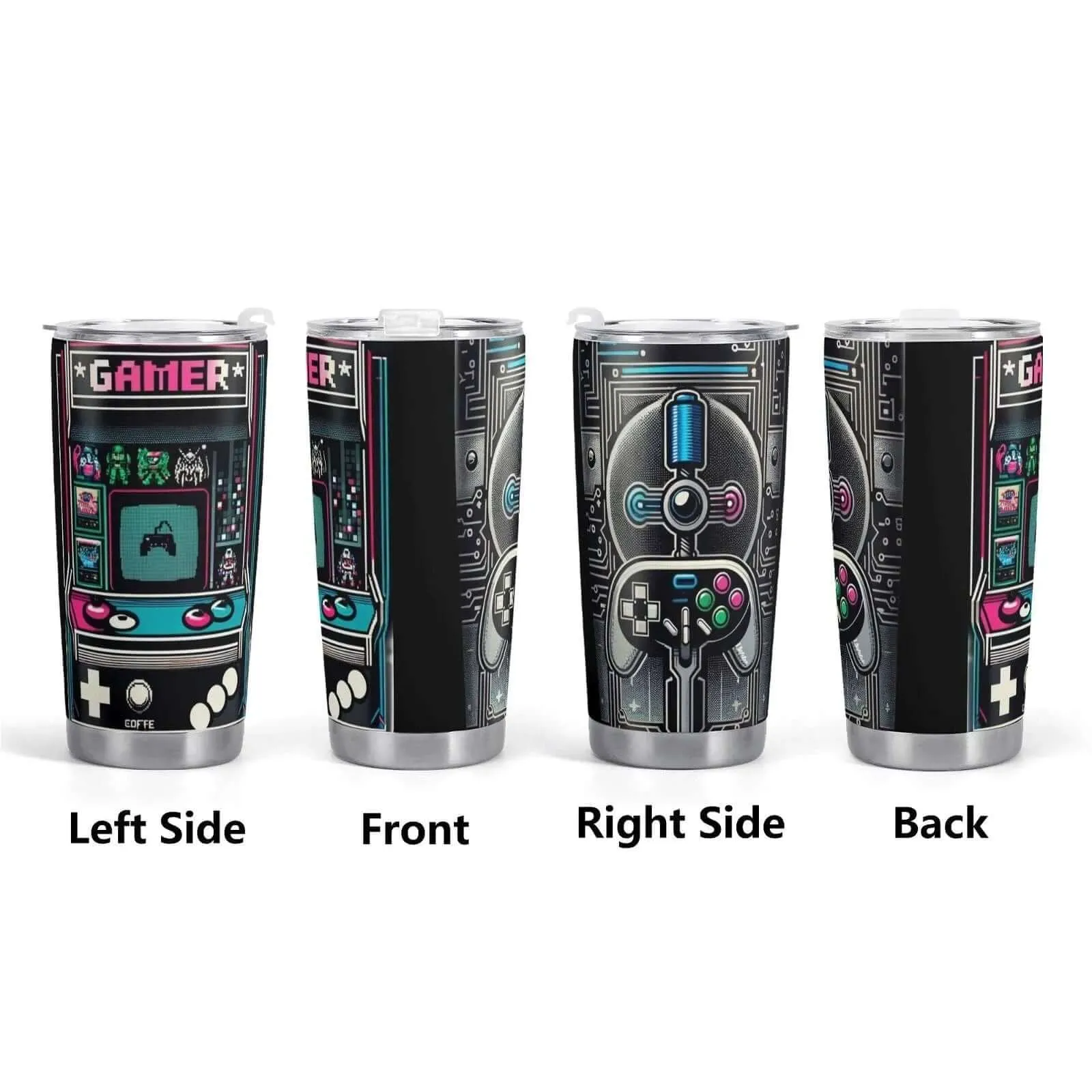 Gamer Inspired Car Cup  On-the-Go Gaming Fun