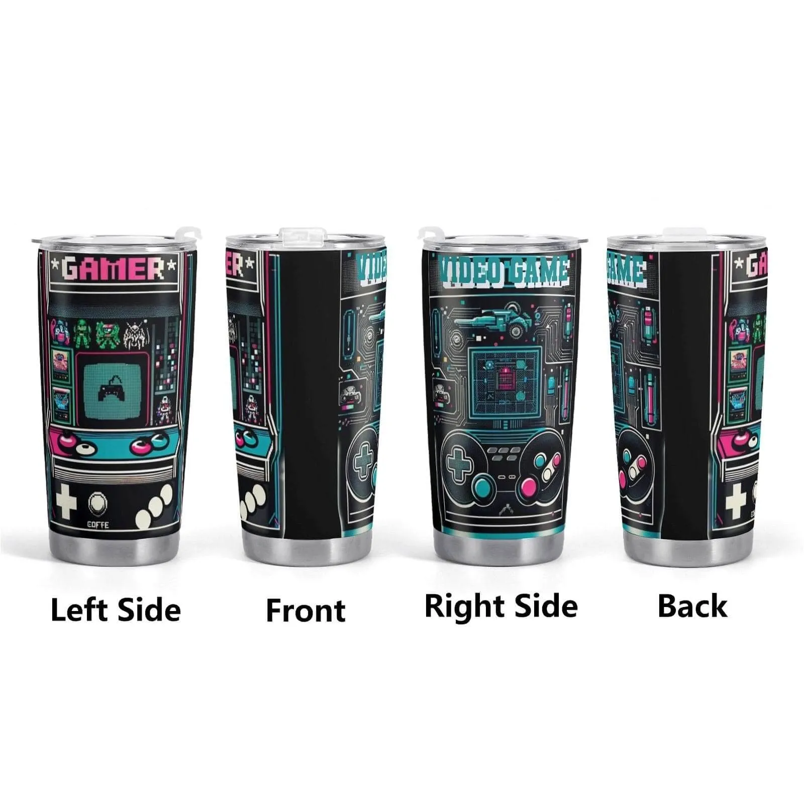 Gamer Inspired Car Cup  On-the-Go Gaming Fun