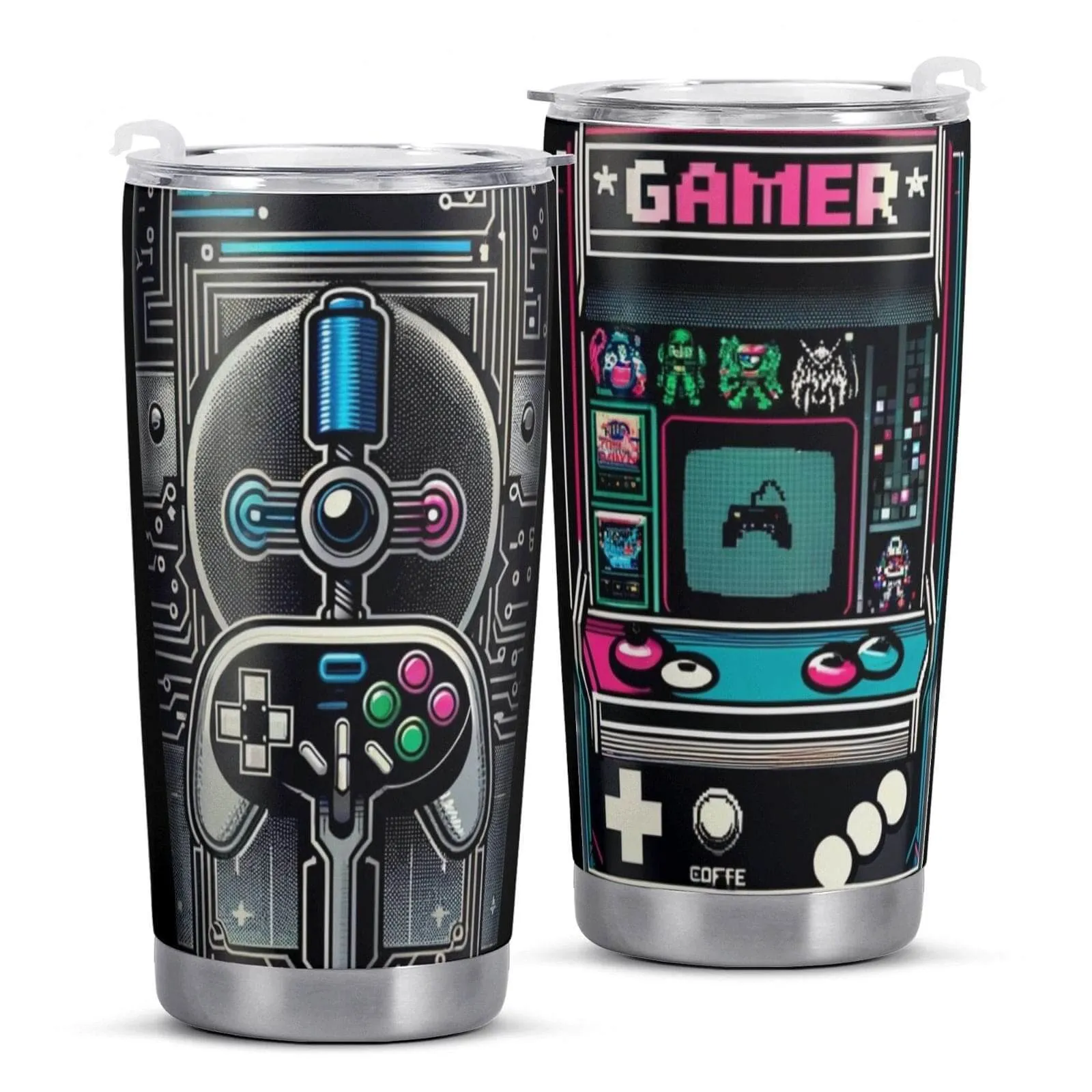 Gamer Inspired Car Cup  On-the-Go Gaming Fun