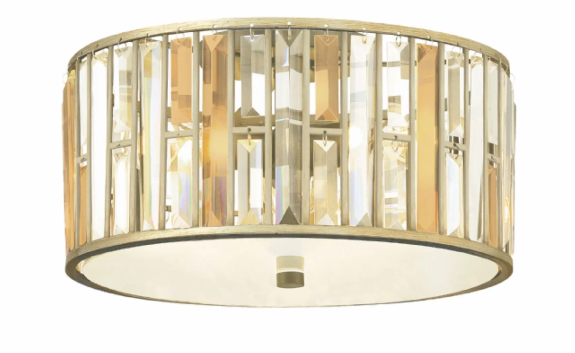 GEMMA 3 LIGHT CEILING MOUNT, SILVER