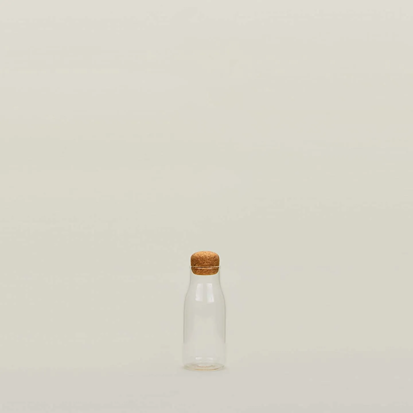 Glass   Cork Bottle