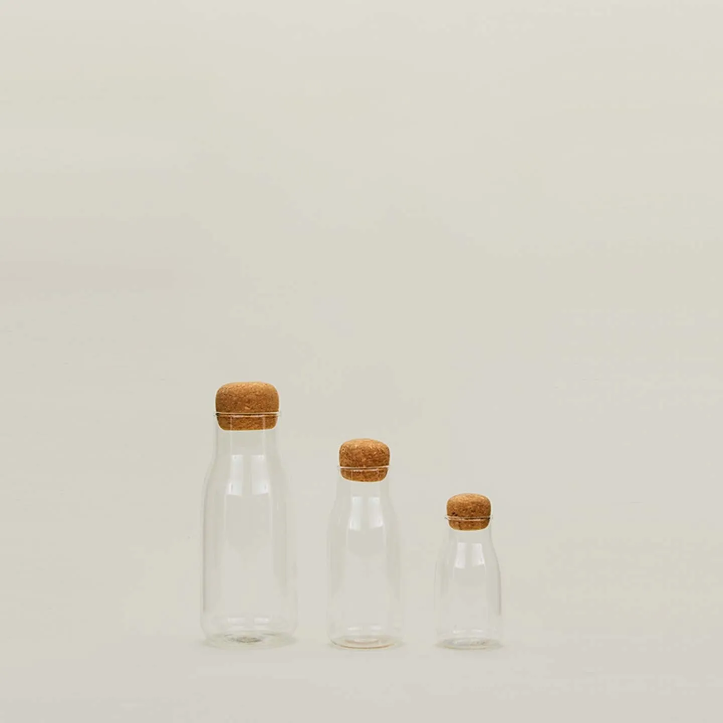 Glass   Cork Bottle