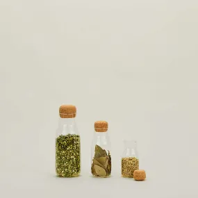 Glass   Cork Bottle