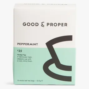 Good & Proper Tea - Peppermint Herbal Tea (15CT)