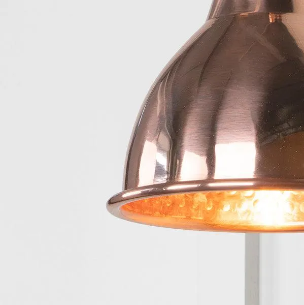 Hammered Copper Brindley Wall Light | From The Anvil