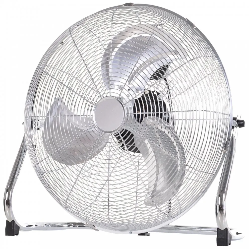 HOMCOM Pedestal fan 20" Chrome.