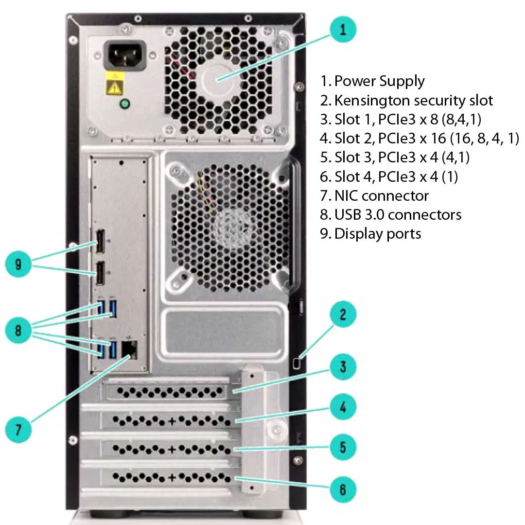 HPE ML10 Gen9 Tower Server Chassis