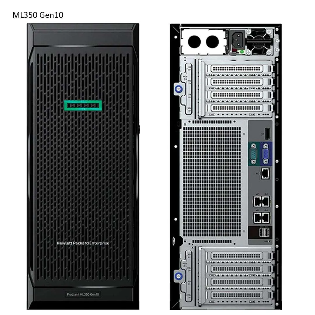 HPE ML350 Gen10 Entry Tower Server 3206R 1P 16G 4LFF S100i 500W FS RPS | P21786-001