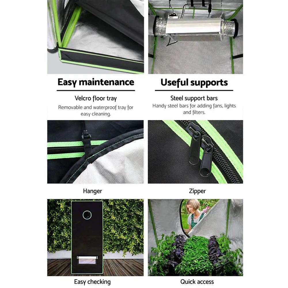 Hydroponic Grow Tent, 600D Oxford, 120x120x200CM - Greenfingers