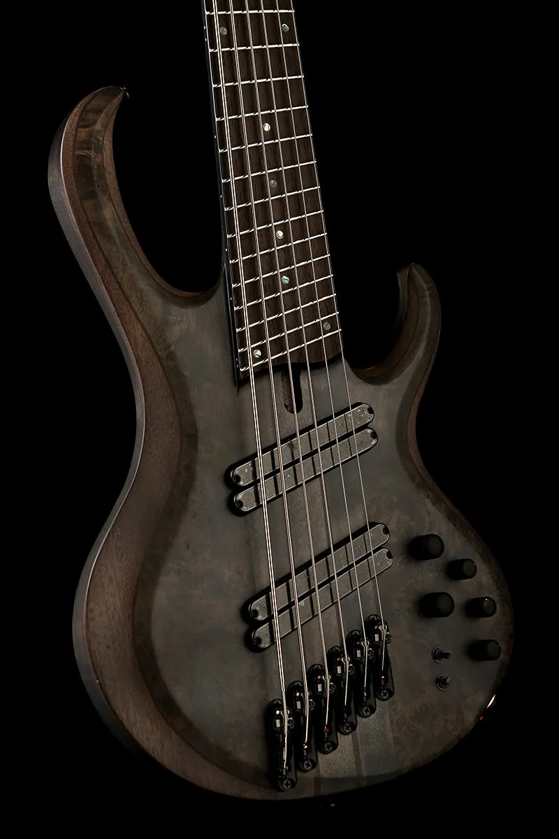 IBANEZ BTB806MS 6 string Multiscale Bass Transparent Grey Flat