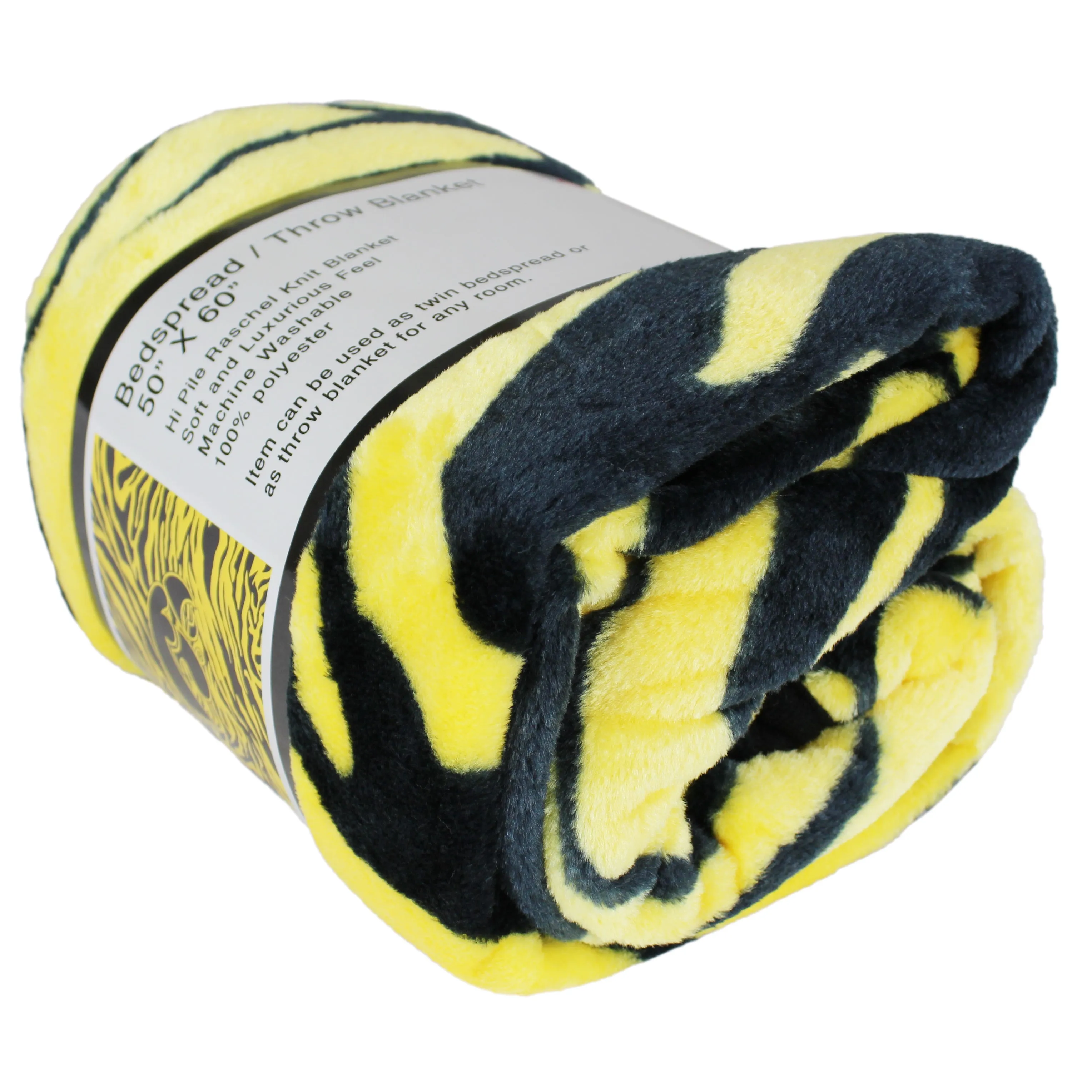 Iowa Hawkeyes Raschel Throw Blanket