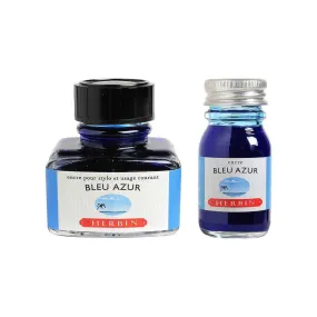 J Herbin Ink Bottle (10ml / 30ml) - Bleu Azur