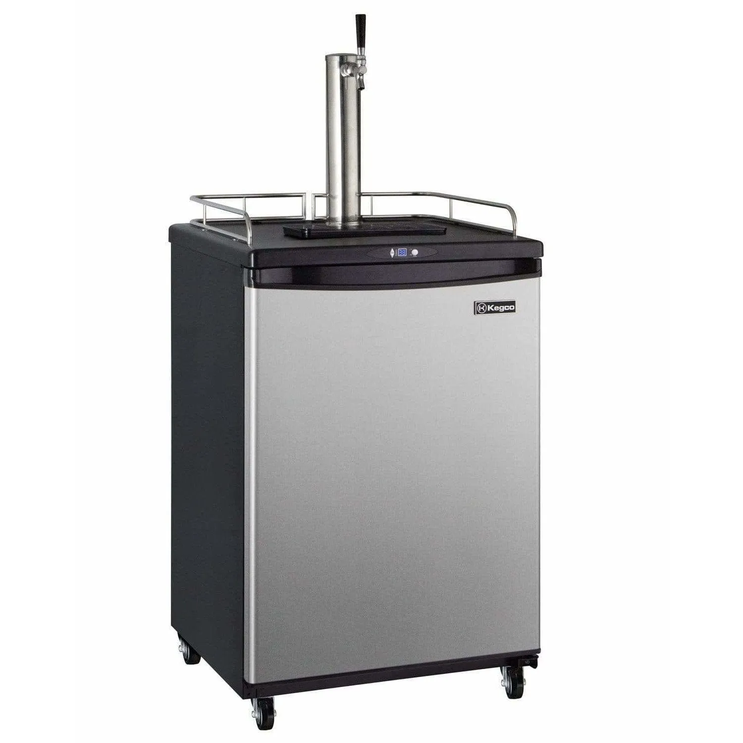 Kegco 24" Wide Kombucha Single Tap Stainless Steel Kegerator KOM163S-1